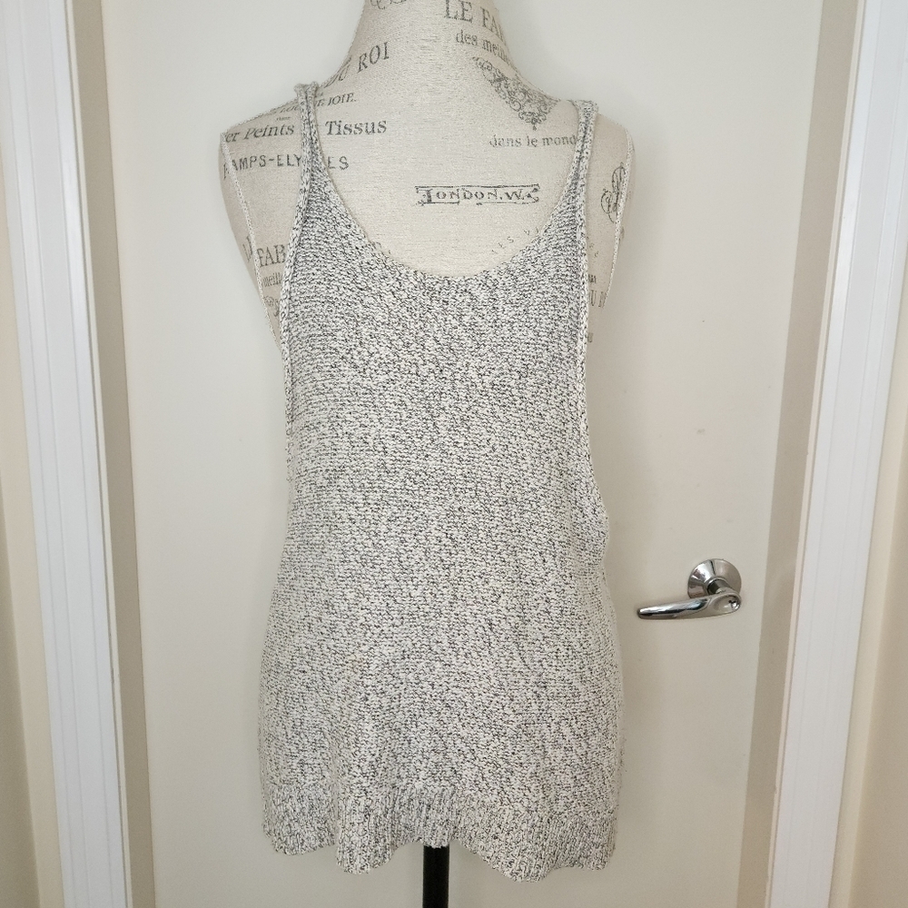 Community Aritzia Heather Grey Knit Tank Top
